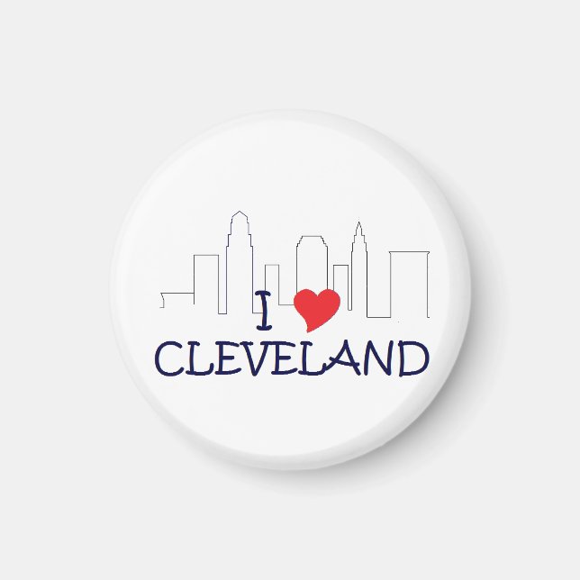 Aimant J'Aime Cleveland (Devant)