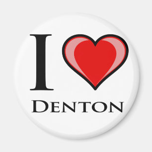 Aimant J'aime Denton