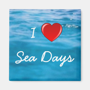 Aimant J'aime des jours en mer