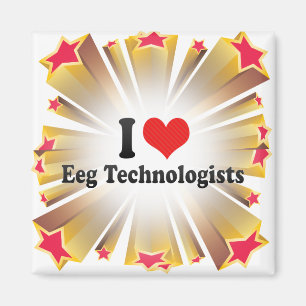 Aimant J'aime des technologues d'Eeg