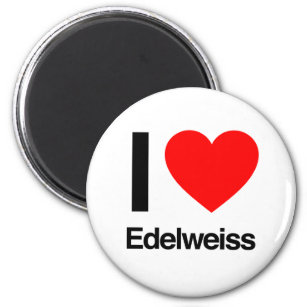 Aimant j'aime edelweiss