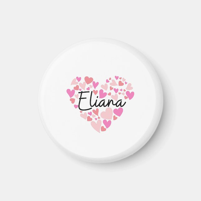 Aimant J'aime Eliana (Devant)