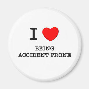 Aimant J'aime être accident enclin