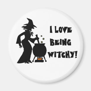 Aimant J'aime être Witchy !
