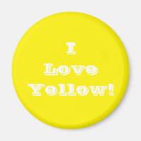 Aimant J'Aime Jaune