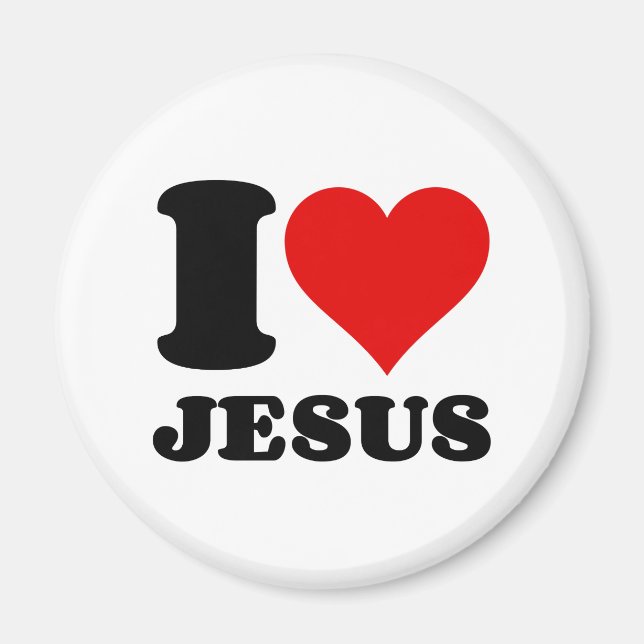 AIMANT J'AIME JÉSUS (Devant)