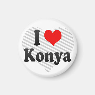 Aimant J'aime Konya, Turquie. Seviyorum Konya, Turquie