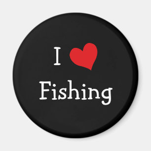Aimant J'aime la pêche