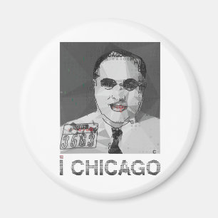 Aimant J'AIME l'aimant de CHICAGO