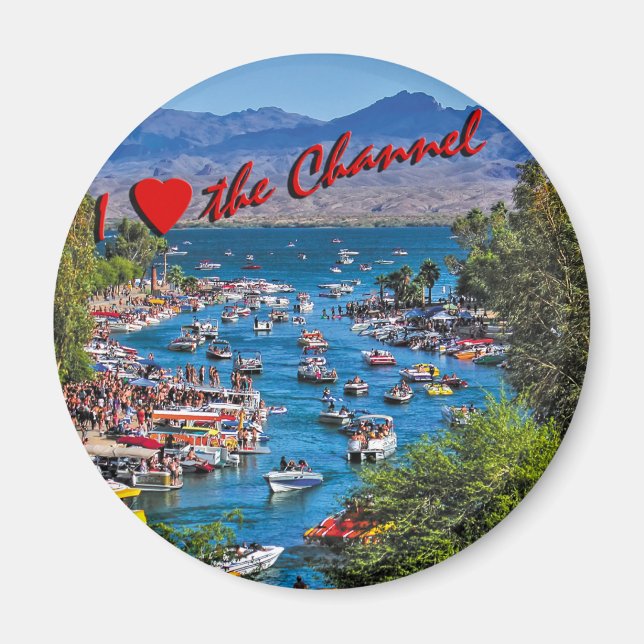 Aimant J'aime l'aimant de la chaîne (Devant)