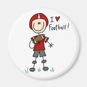Aimant J'aime l'aimant du football