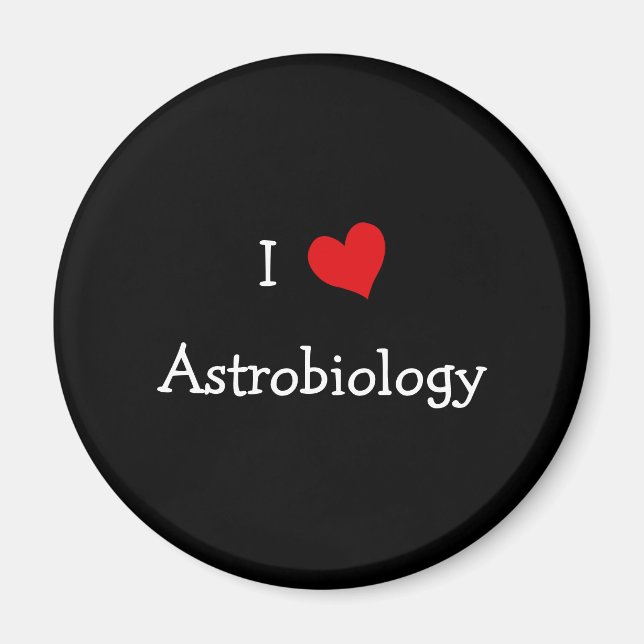 Aimant J'aime l'astrobiologie (Devant)