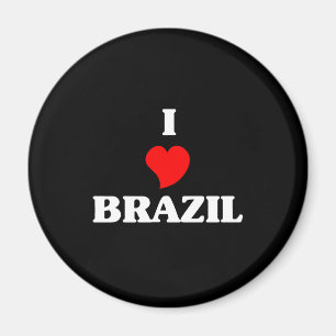 Aimant J'aime le Brésil