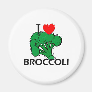 Aimant J'aime le brocoli