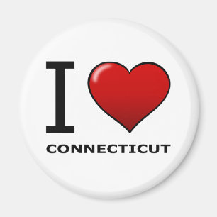 AIMANT J'AIME LE CONNECTICUT