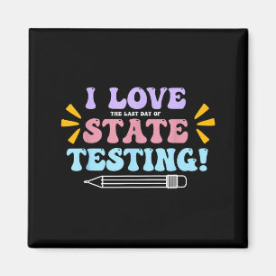 Aimant J'aime le dernier jour des tests d'état pour les e