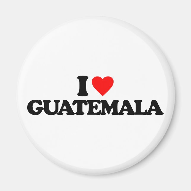 AIMANT J'AIME LE GUATEMALA (Devant)