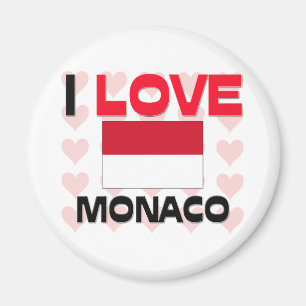 Aimant J'aime le Monaco