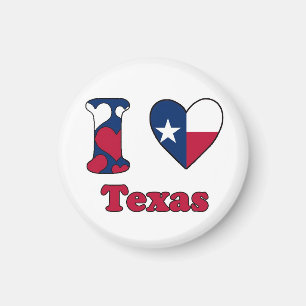 Aimant J'aime le Texas