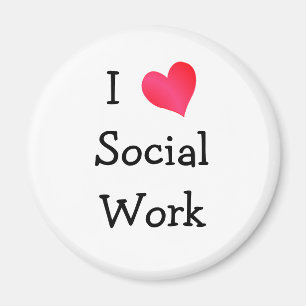 Aimant J'aime le travail social
