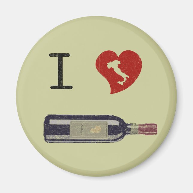 Aimant J'Aime Le Vin (Devant)