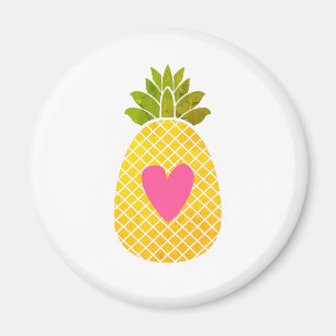 Aimant J'aime les ananas
