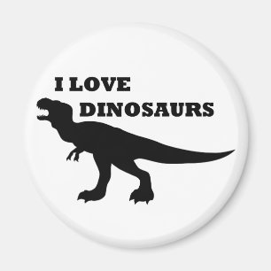 Aimant J'Aime Les Dinosaures !