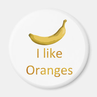 Aimant J'aime les oranges