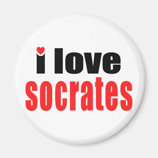 Aimant J'Aime Les Socrates (Devant)