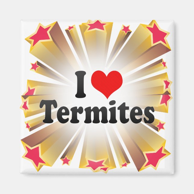 Aimant J'Aime Les Termites (Devant)