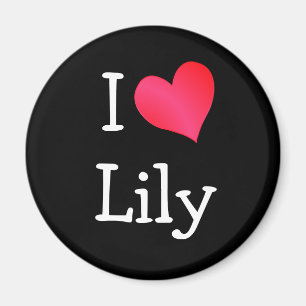 Aimant J'aime Lily