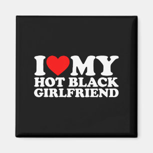 Aimant J'aime ma copine noire sexy