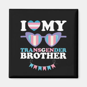 Aimant J'aime ma famille de frère transgenre Trans LGBTQ