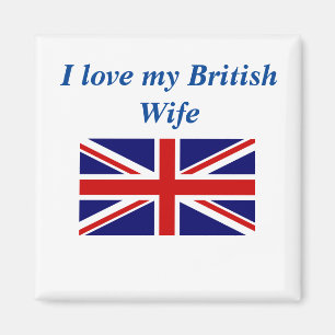 Aimant J'aime ma femme britannique