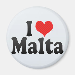 Aimant J'aime Malte