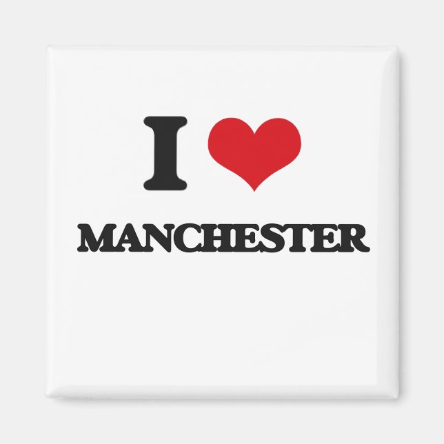 Aimant J'aime Manchester (Devant)