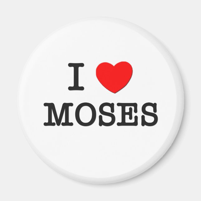 Aimant J'aime Moïse (Devant)