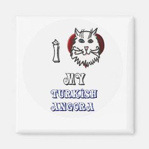 Aimant j'aime mon angora turc