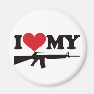 Aimant J'aime mon AR15