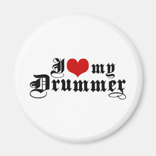 Aimant J'Aime Mon Batteur