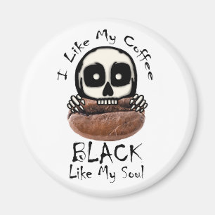 Aimant J'Aime Mon Café Noir