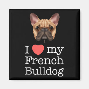 Aimant J'Aime Mon Chien À Balle Français