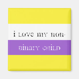 Aimant J'aime mon enfant non-binaire