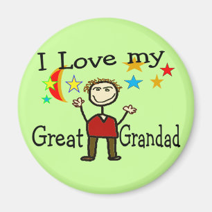 Aimant J'aime mon grand papy