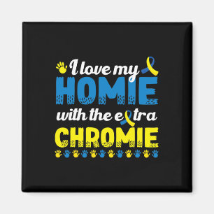 Aimant J'Aime Mon Homie Avec Un Syndrom De Chromie Supplé