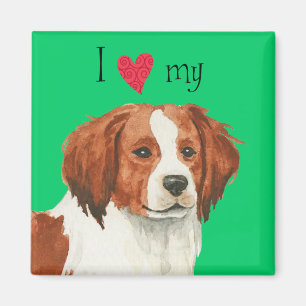 Aimant J'aime mon Kooikerhondje