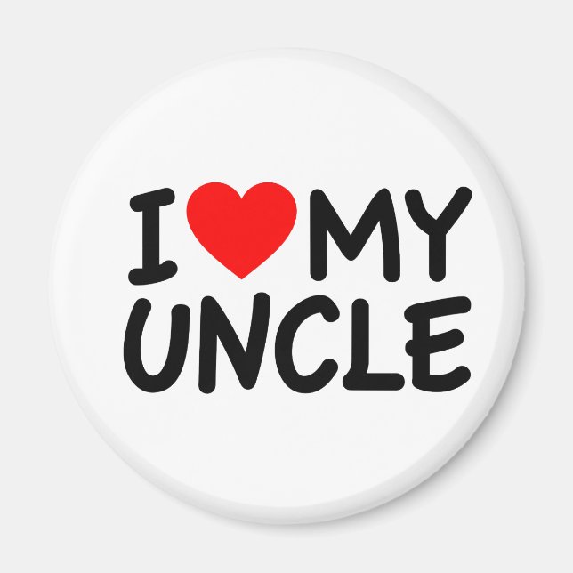 Aimant J'aime mon oncle (Devant)