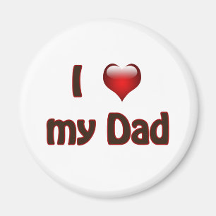 Aimant J'aime mon père