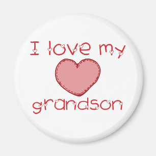 Aimant J'aime mon petit-fils