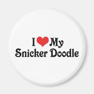 Aimant J'Aime Mon Snicker Doodle